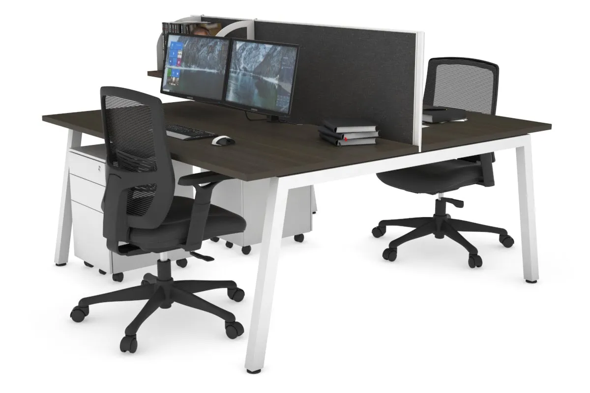 Quadro 2 Person Office Workstation [1600L x 700W]