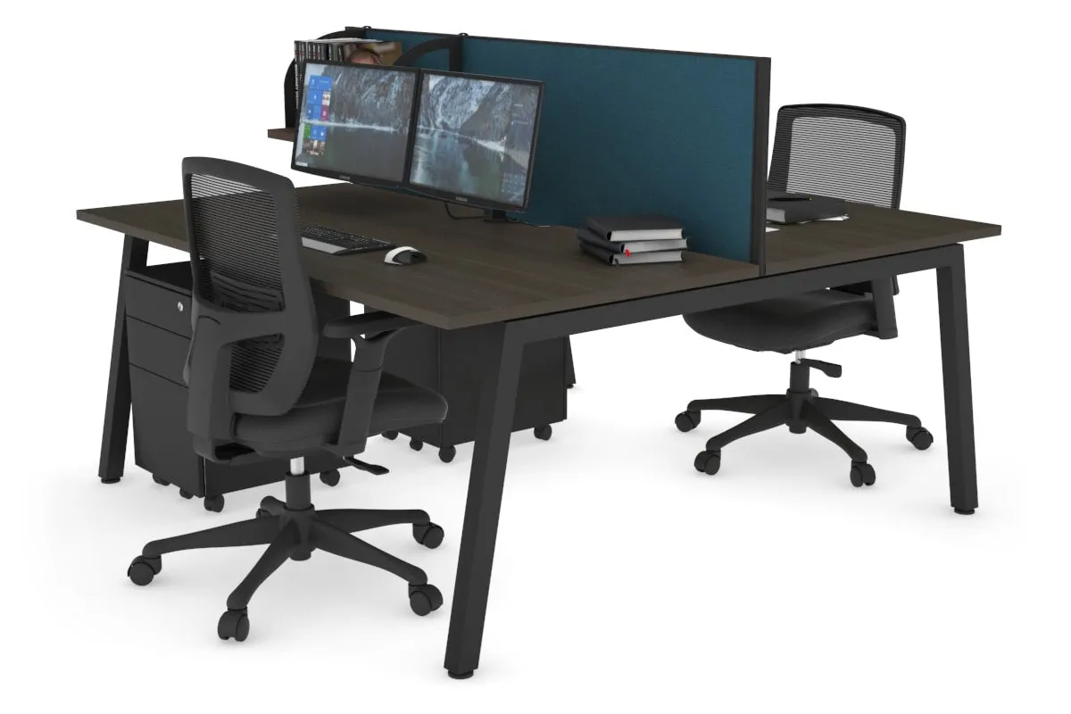 Quadro 2 Person Office Workstation [1600L x 700W]