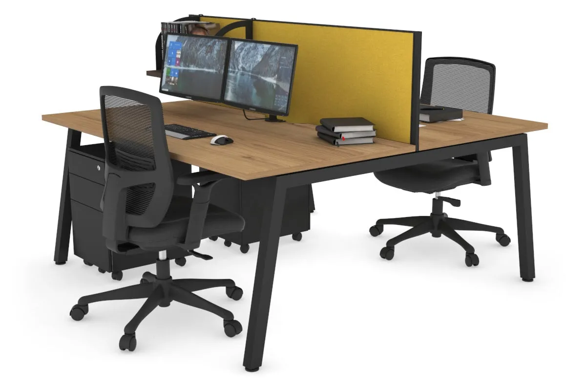 Quadro 2 Person Office Workstation [1600L x 700W]