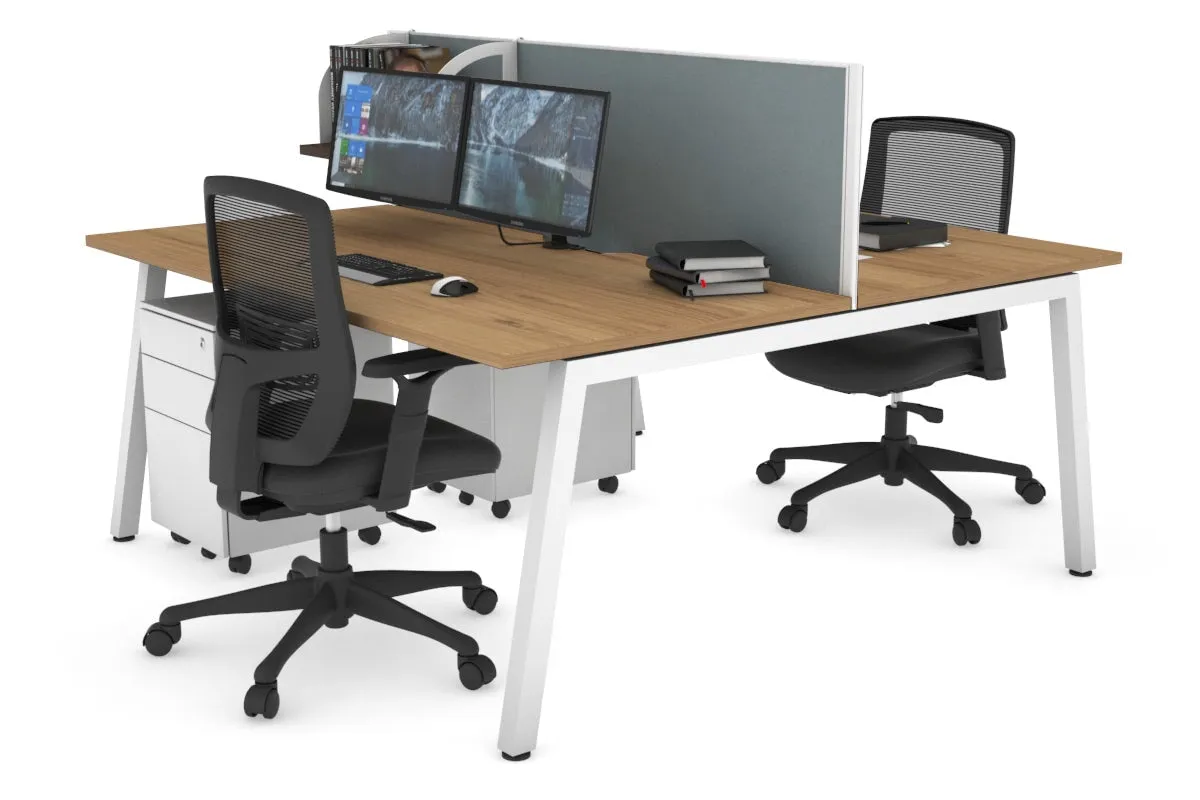 Quadro 2 Person Office Workstation [1600L x 700W]