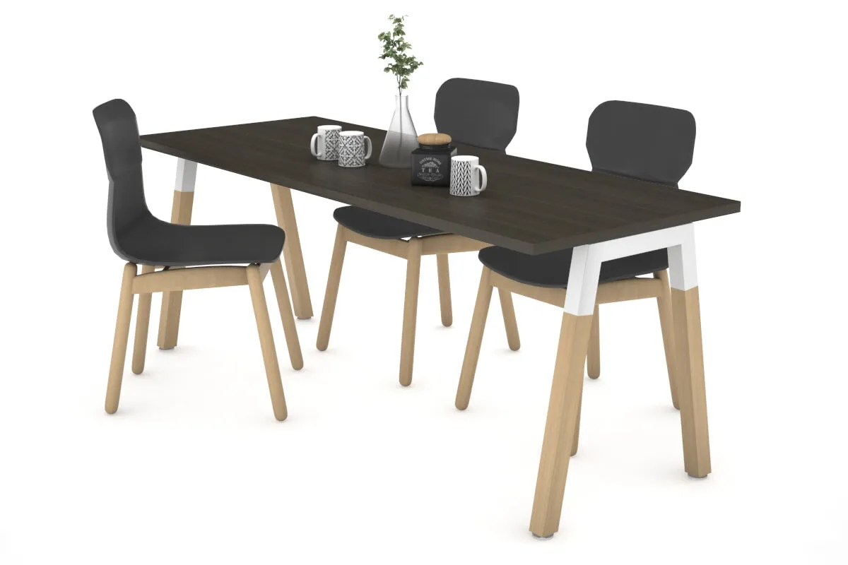 Quadro A Legs Table - Wood Legs Cross Beam [1800L x 800W]