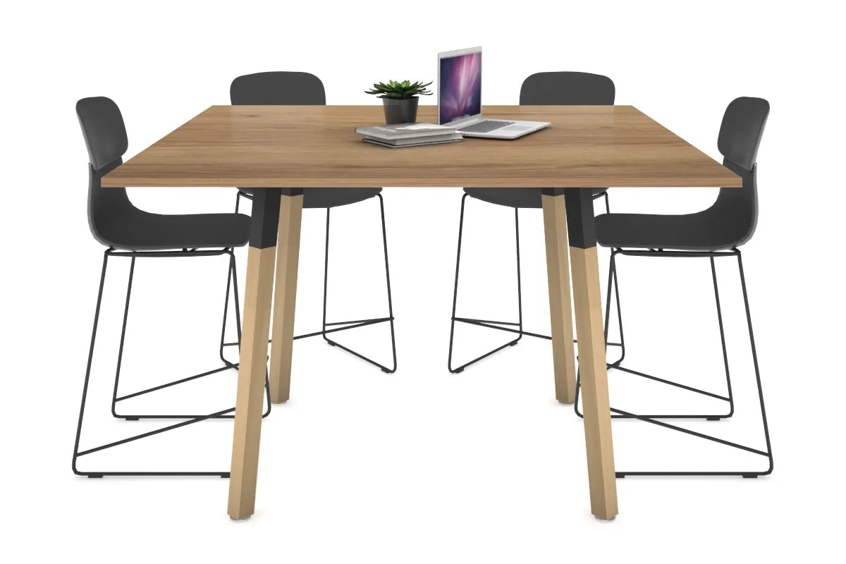 Quadro Counter Wood Legs Square Table [1200L x 1200W]