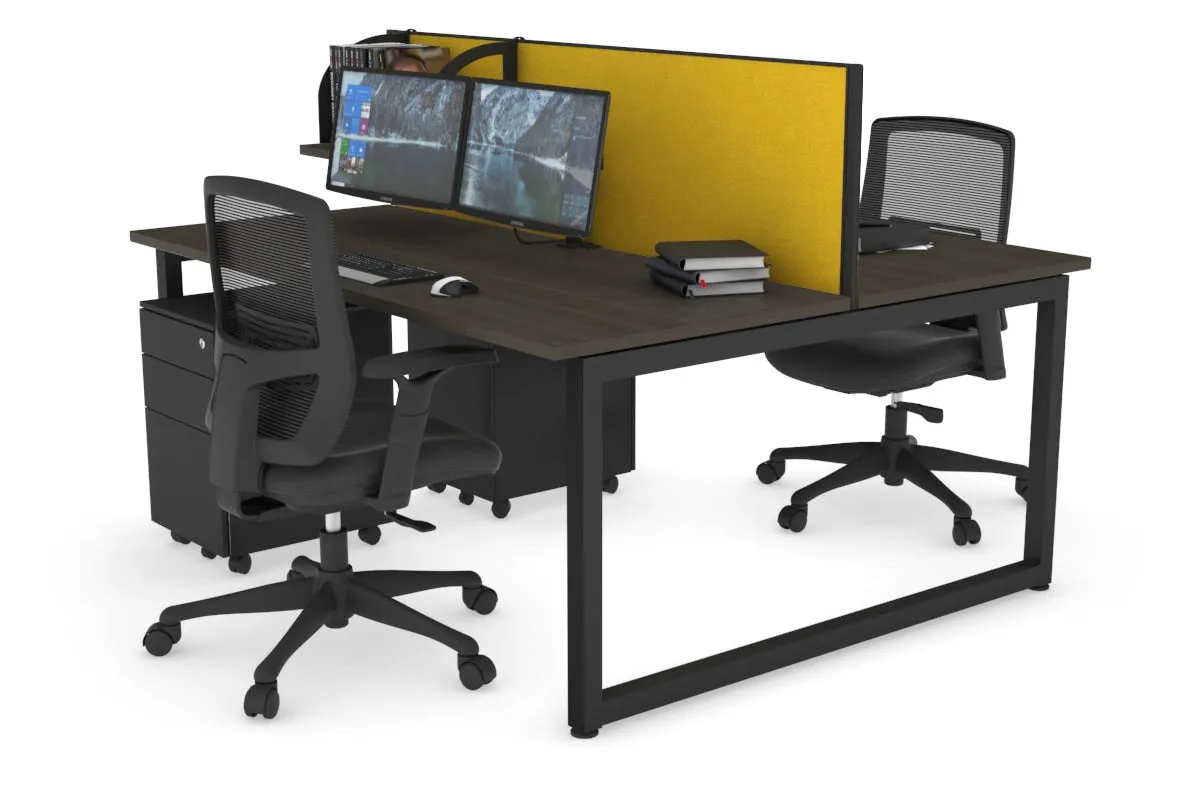 Quadro Loop Legs 2 Person Office Workstation [1800L x 700W]