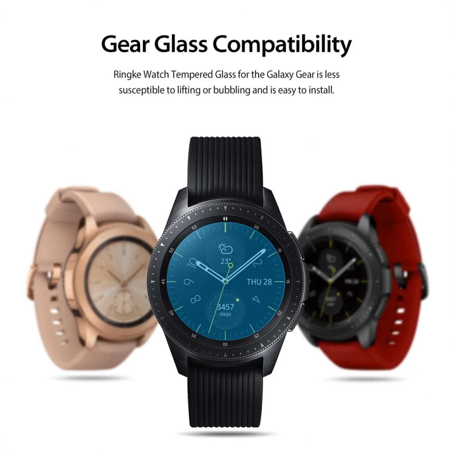 Ringke Galaxy Watch 3 45mm Screen Protector Tempered Glass