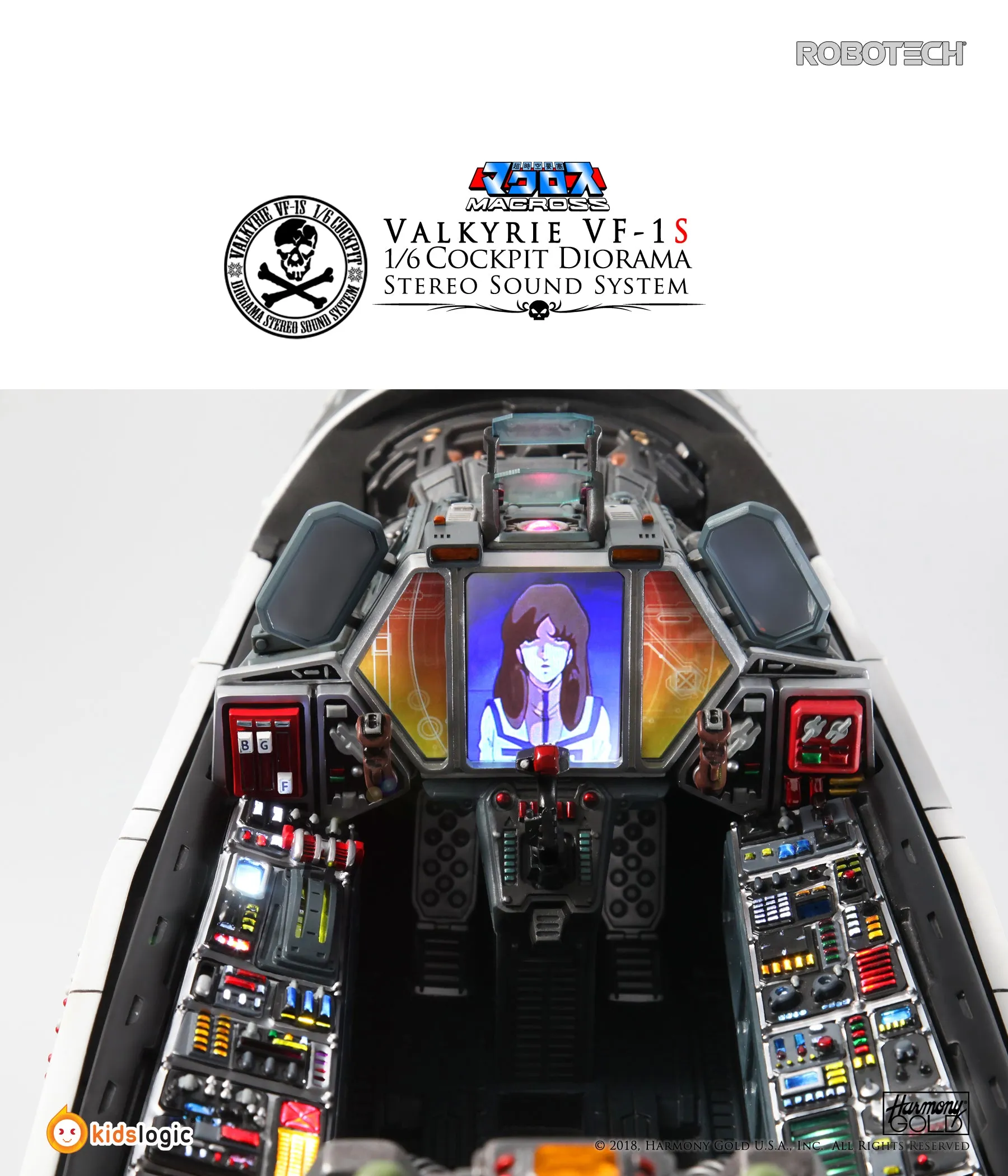 Robotech Macross VF-1S 1:6 Cockpit Diorama Digital Sound System (ST09) (Retail Price US$1920, Deposit US$380)