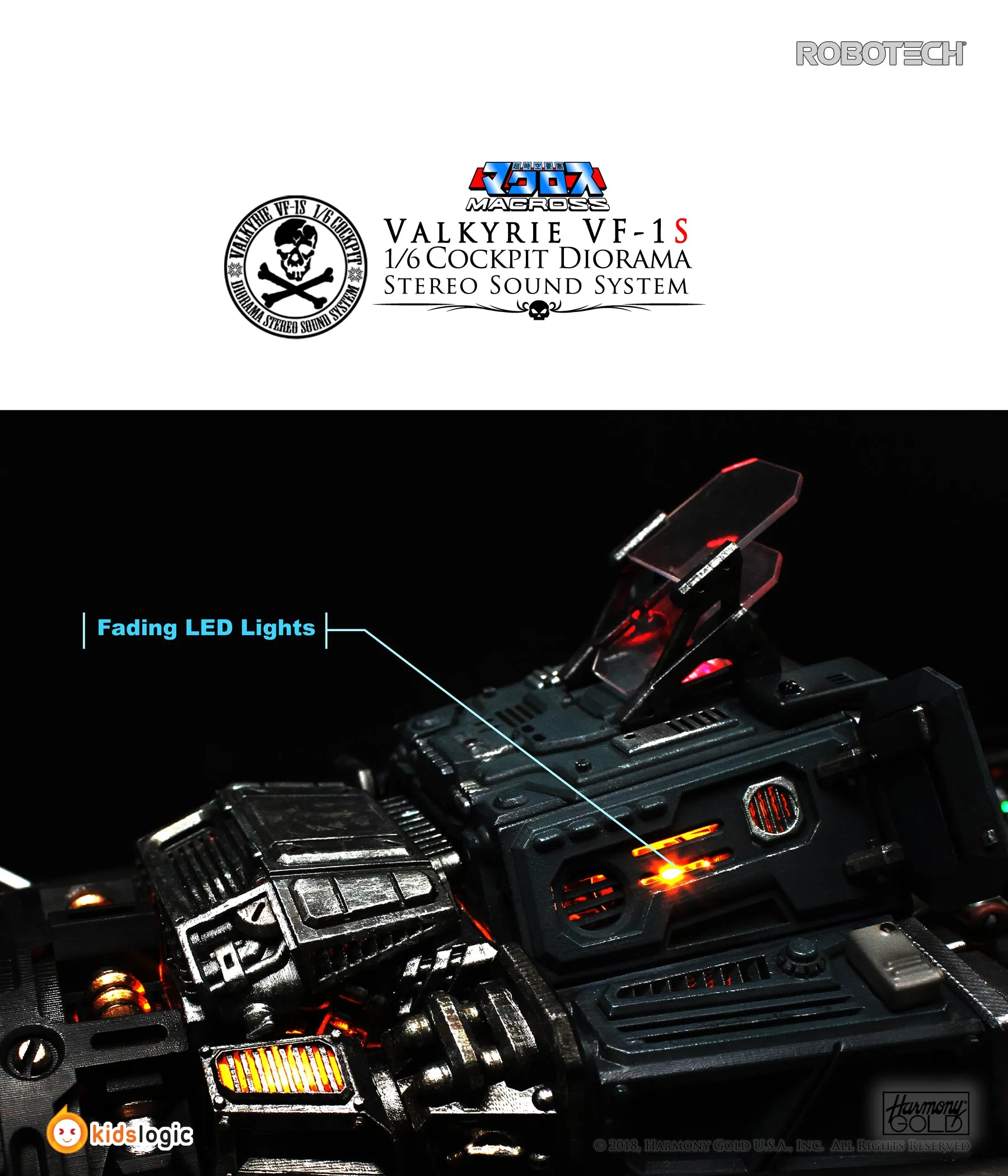 Robotech Macross VF-1S 1:6 Cockpit Diorama Digital Sound System (ST09) (Retail Price US$1920, Deposit US$380)