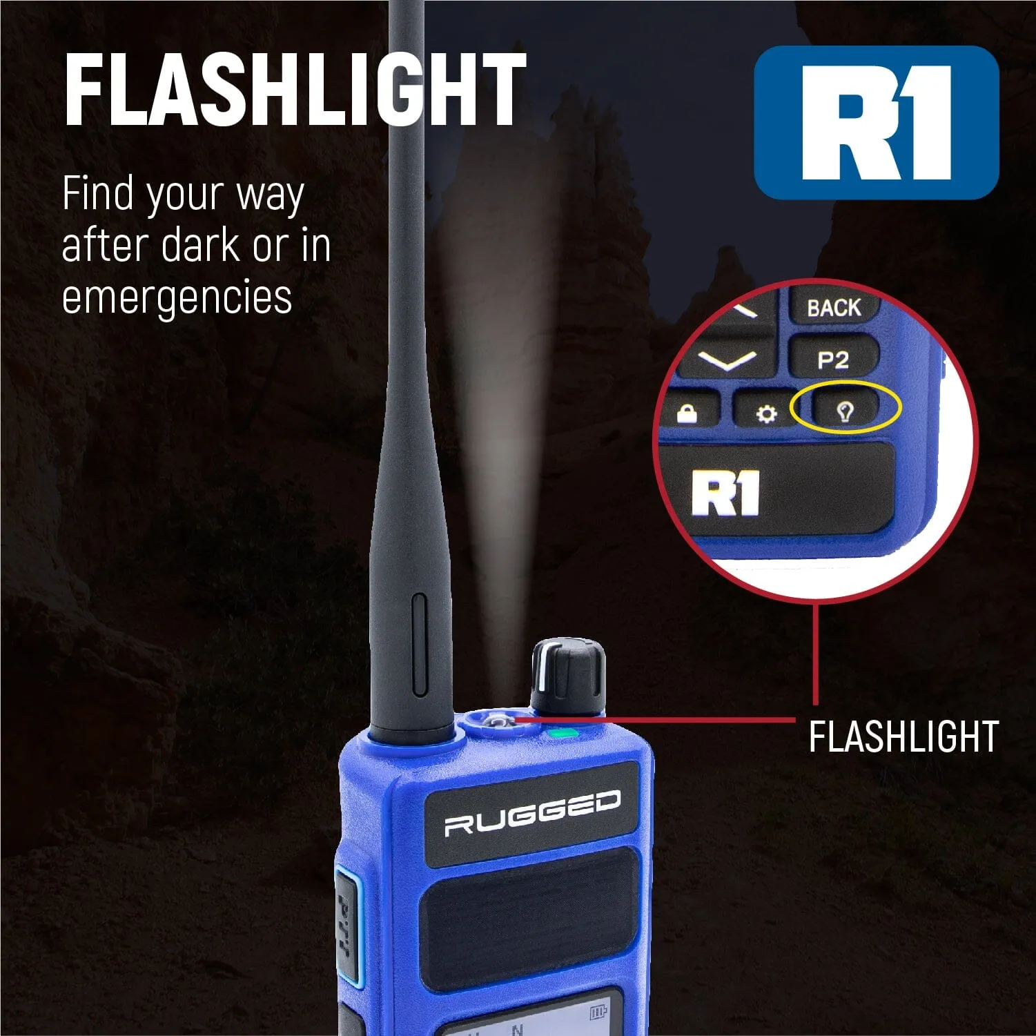 Rugged R1 Business Band Handheld - Digital and Analog