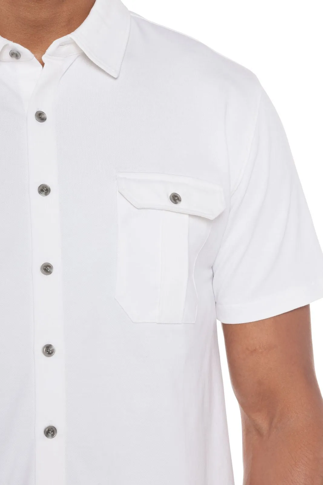 Sailor | Men's Button Up Pique Knit Shirt