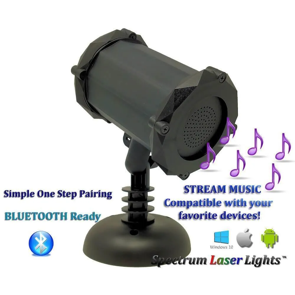 Spectrum White Laser Light with 7 Color Options & Bluetooth Speaker (SL-47)